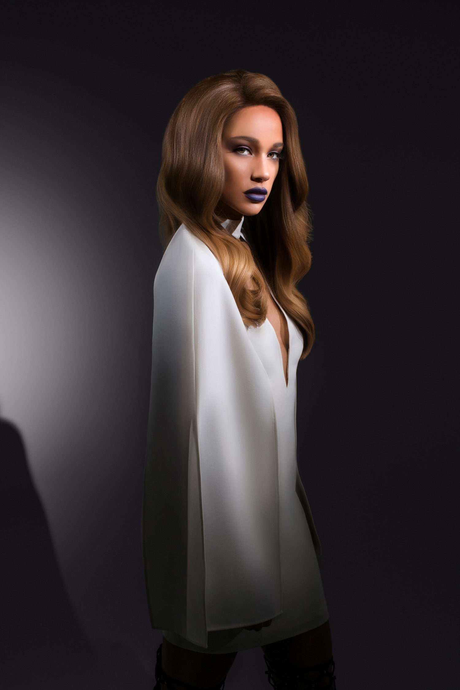 Gingko Luxury Full Lace Brown Ombre Wig- 360 Frontal Lace 5 wedding hairstyles