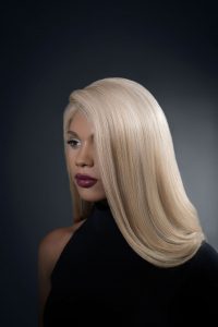 Vertigo Luxury Full Lace Platinum Blonde Wig - 360 Frontal Lace 3